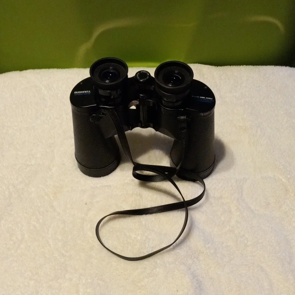 Vintage Bushnell sportsview fully coated optical binoculars Flat 1000yards